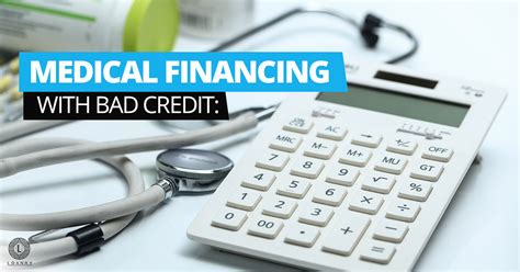 Bad Credit Medical Loans